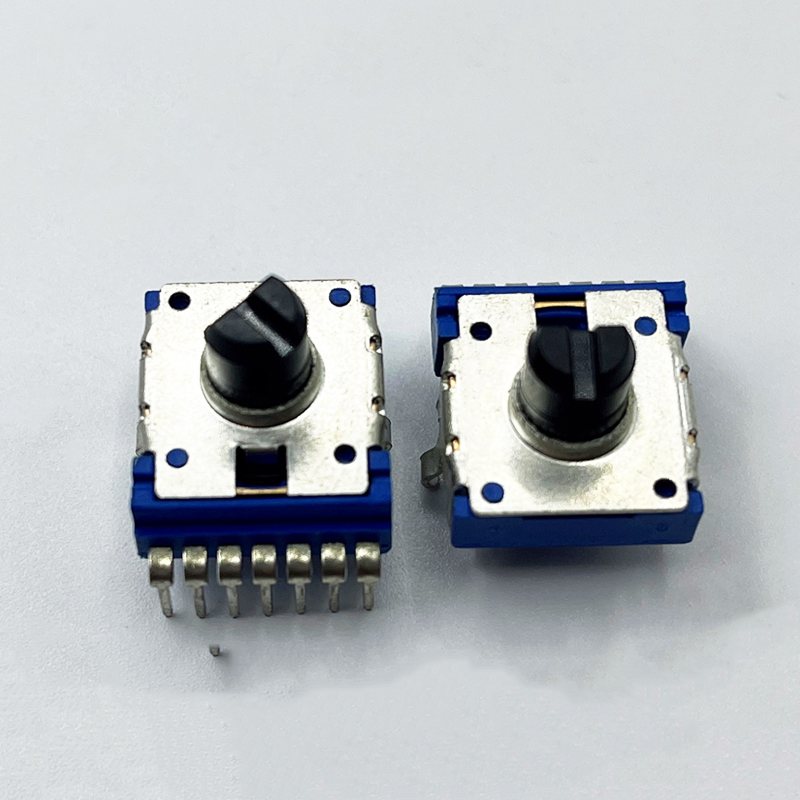 Personalizzazione 14 mm 300 gradi potenziometri rotante resistori variabili a 7 pin Controllo volto da 100K potenziometro