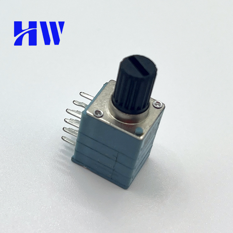 RV091 Series Rotary Potentiometer with QUADRUPLE gangs